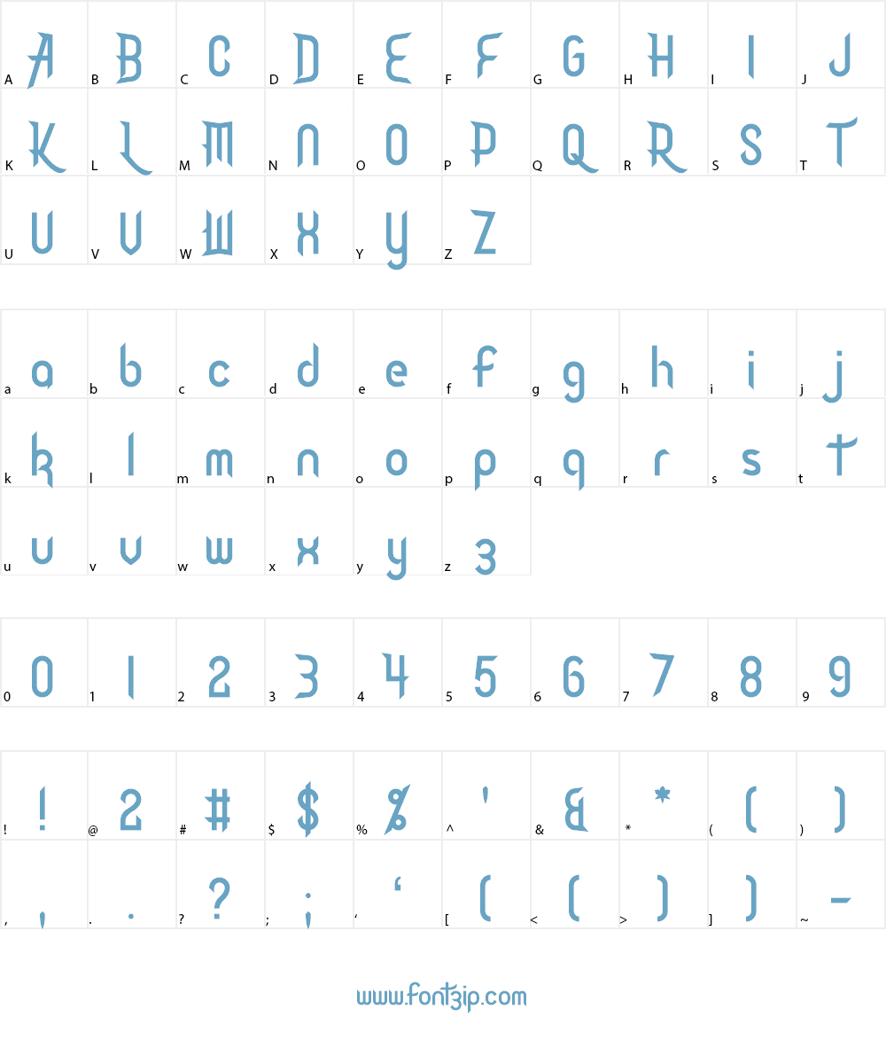 Daisy Roots Font Character
